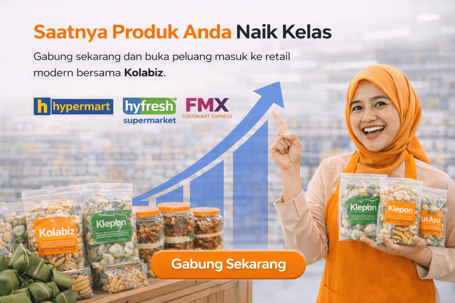 Produk tradisional siap retail
