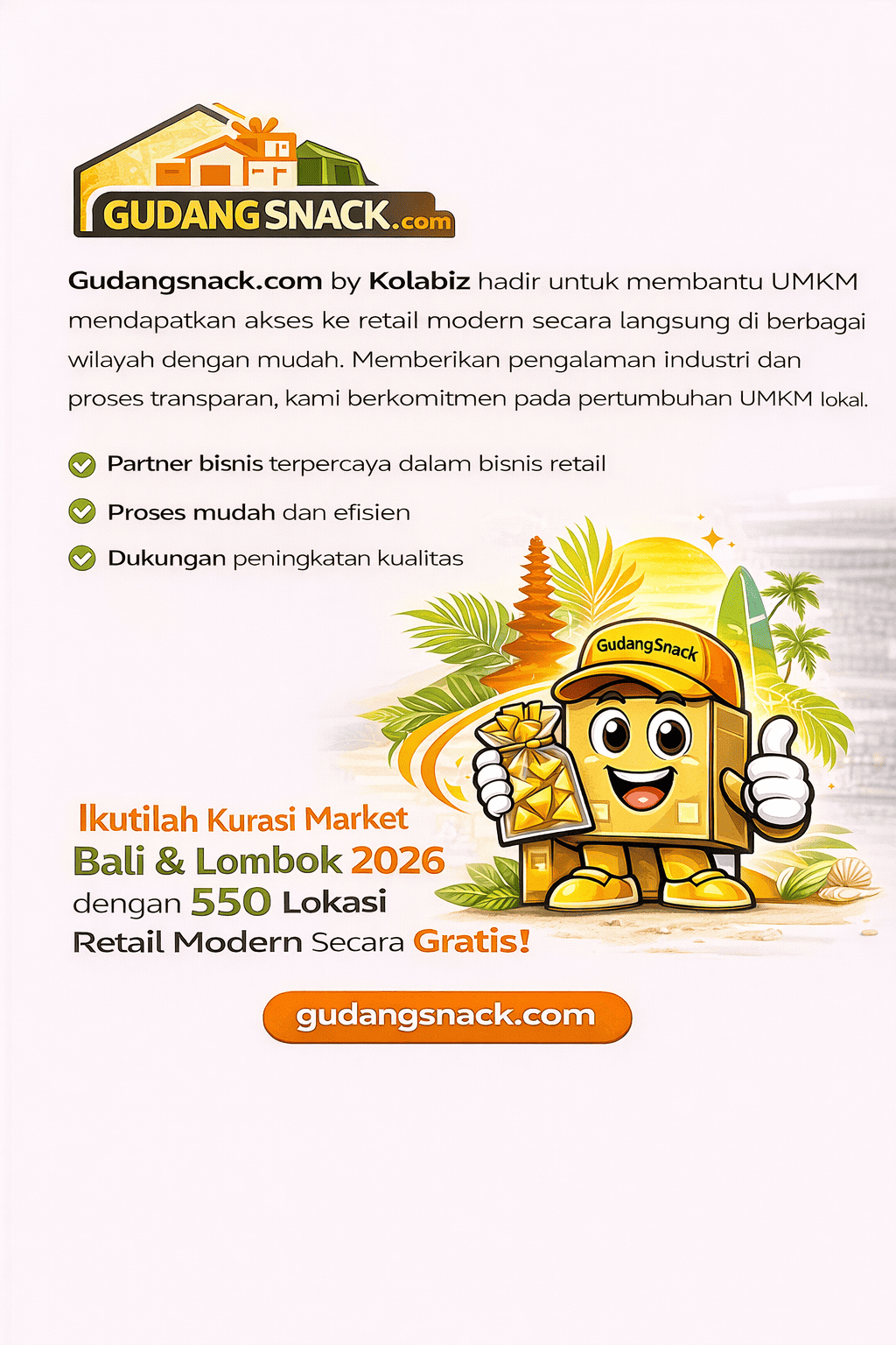 Kemasan jajanan modern